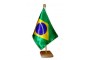 Bandeira de mesa do Brasil  em cetim