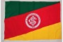 Bandeira do estado do RS com emblema do Internacional