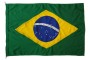 Bandeira do Brasil 90x129cm com Suporte e Mastro 200cm